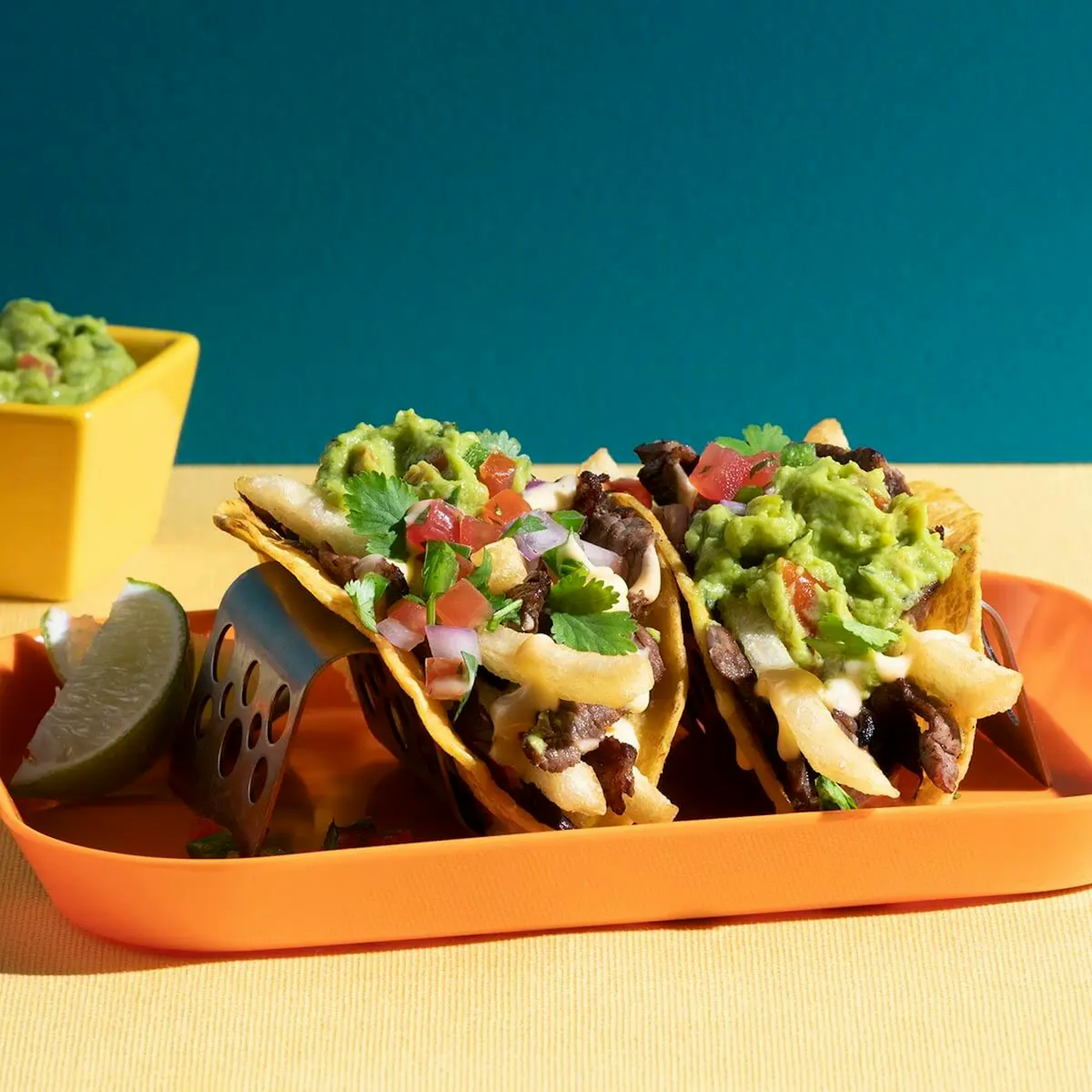 Carne Asada Fries Taco Recipe Card