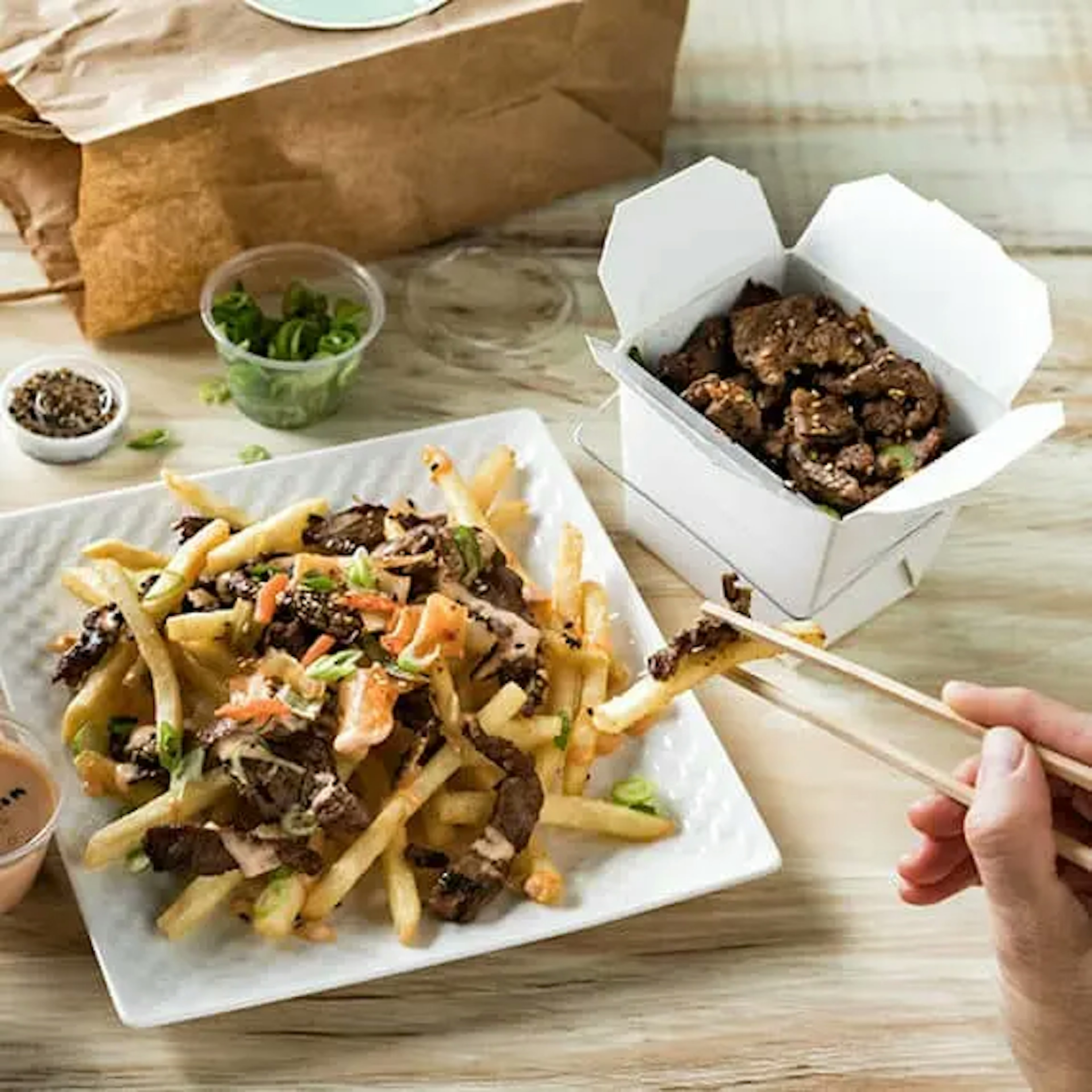 Korean Kim Chi Fries