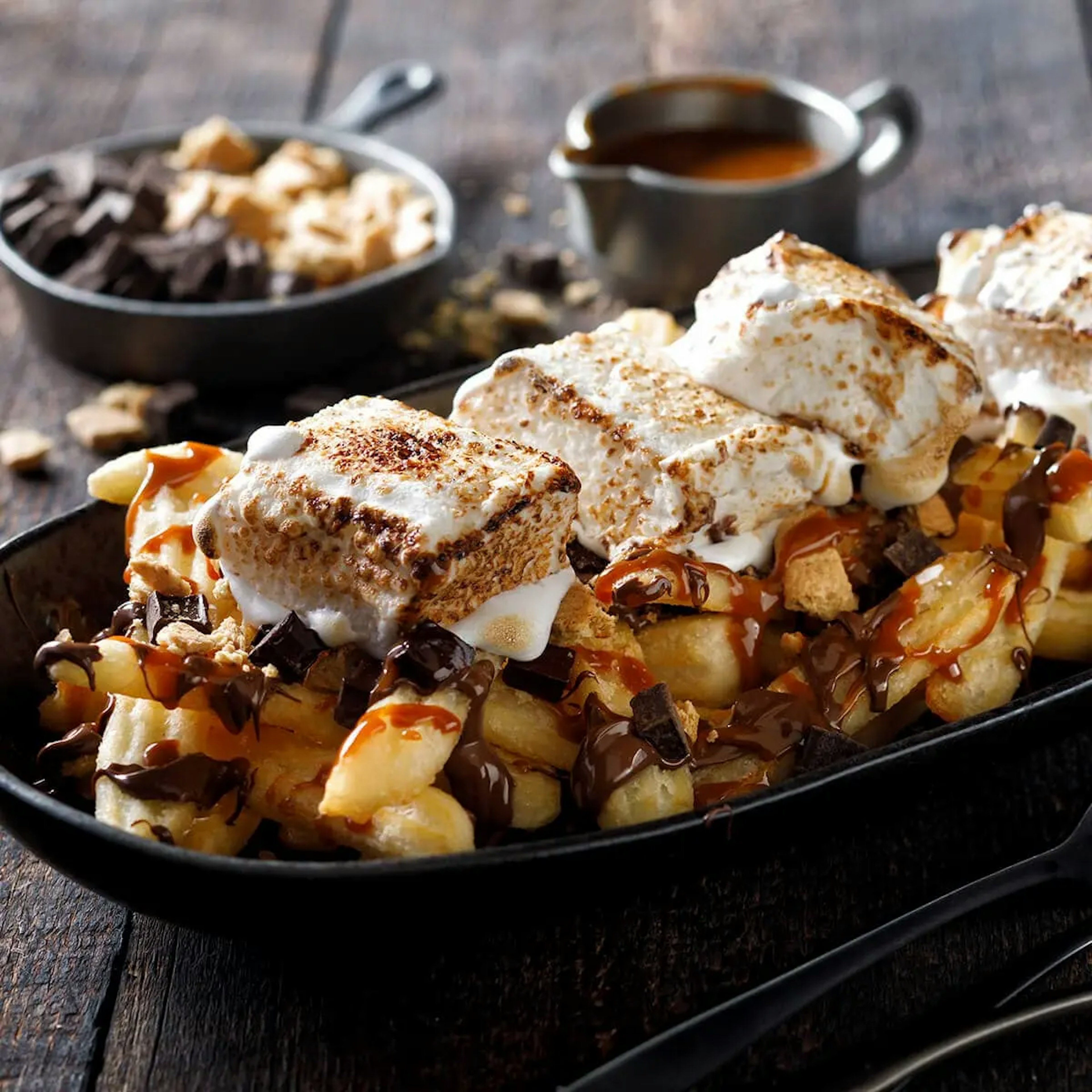 Hazelnut S'mores Fries