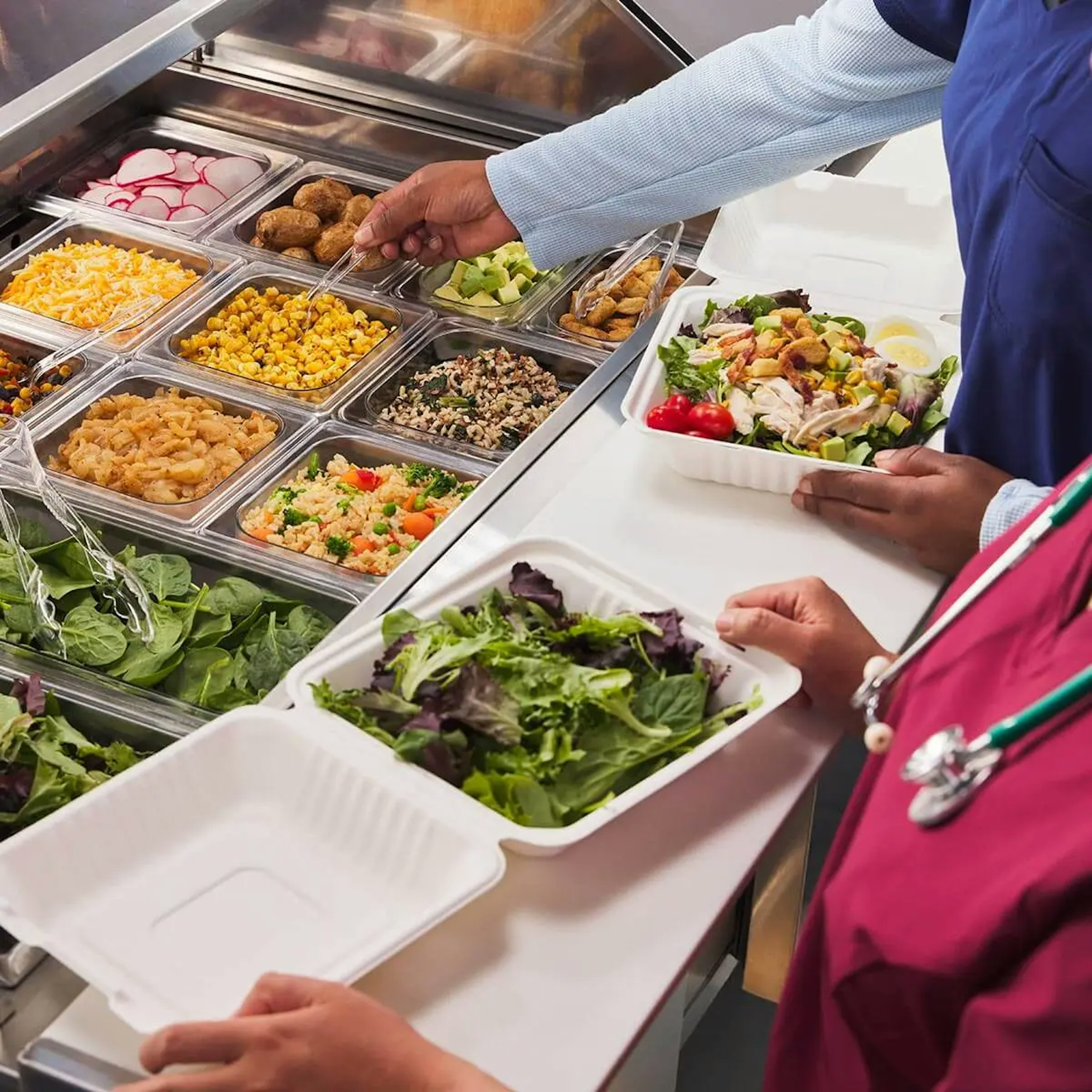 Food Station: Salad Bar for Healthcare