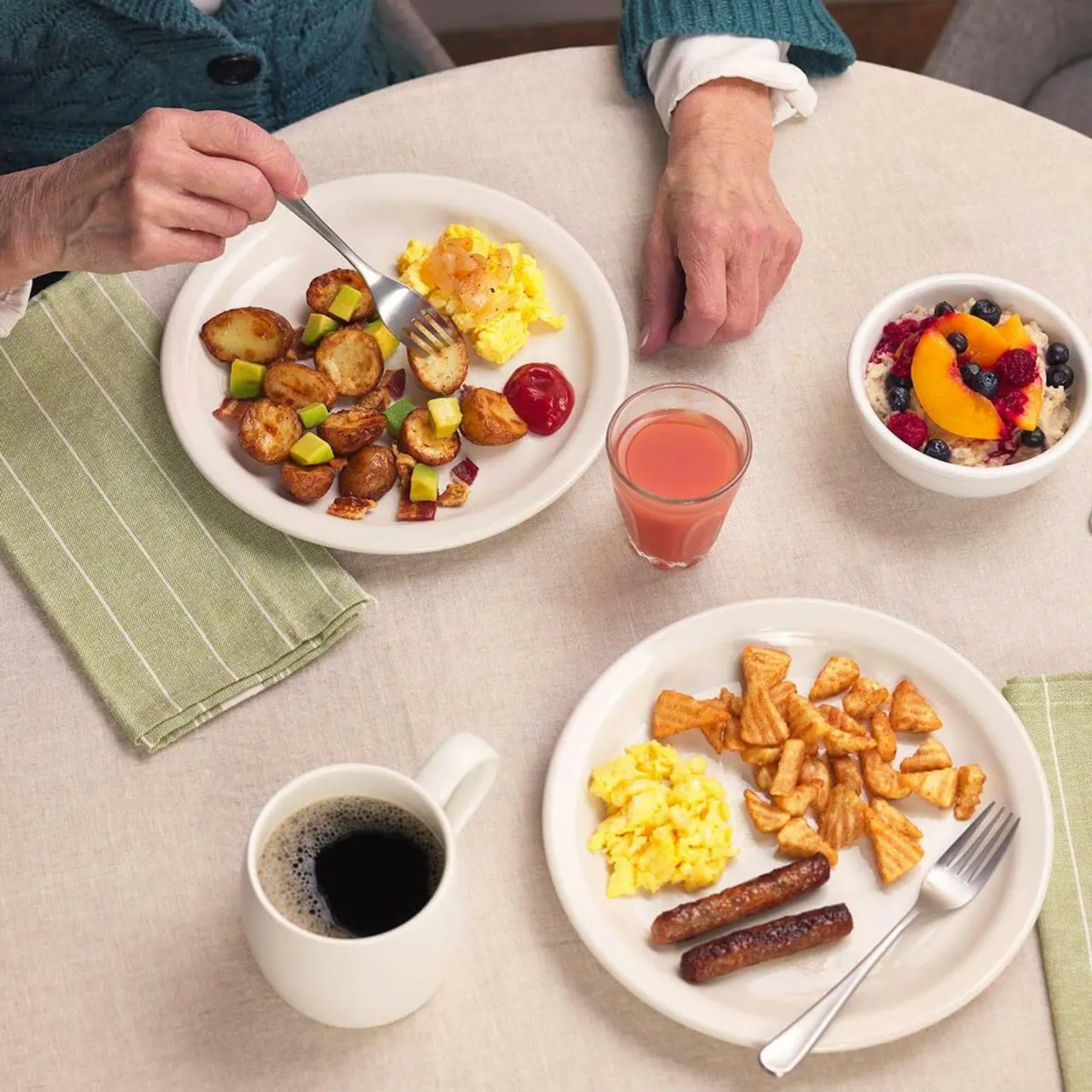 Food Station: Global Breakfast for Senior Living Recipe Card