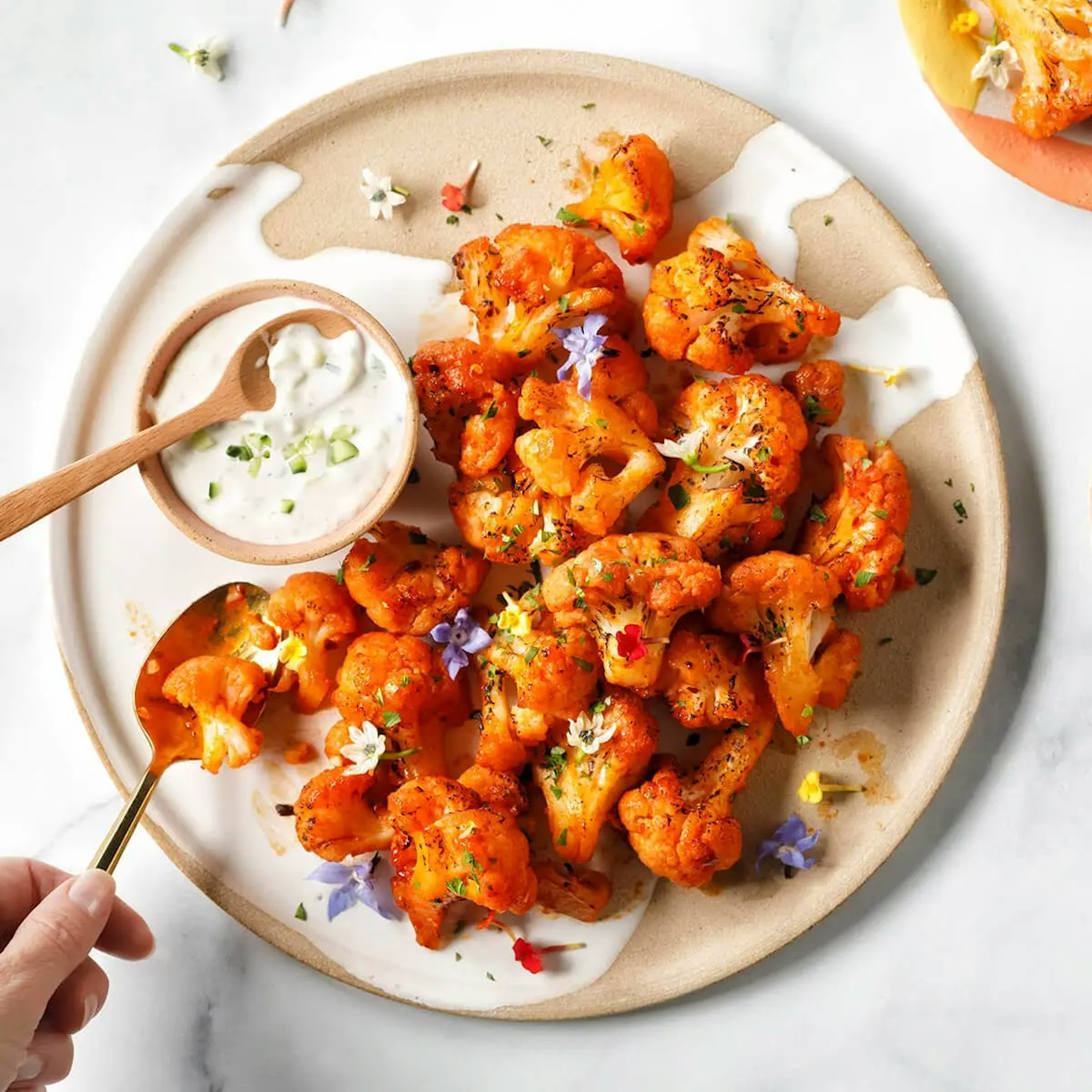 Zesty Roasted Cauliflower Bites