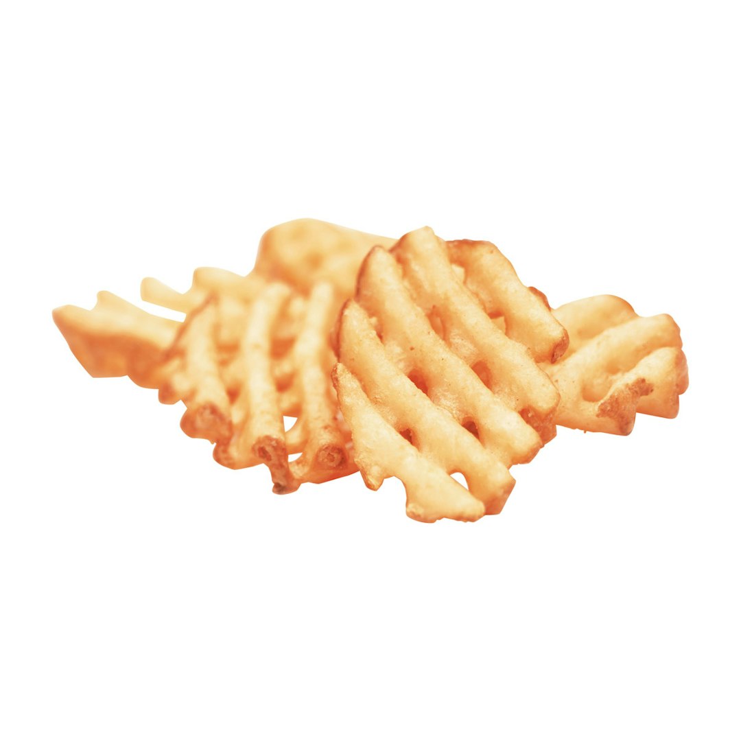 Battered Lattice Cut Fries, Skin On